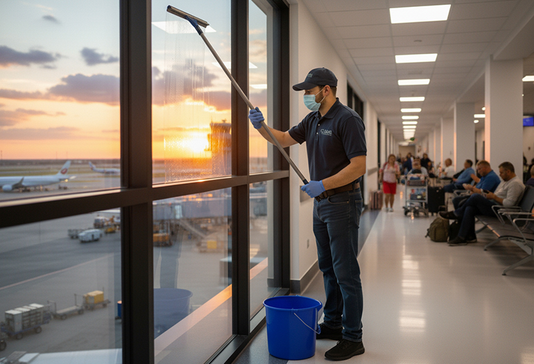 Limpieza a aeropuertos en Monterrey - Clinnsa