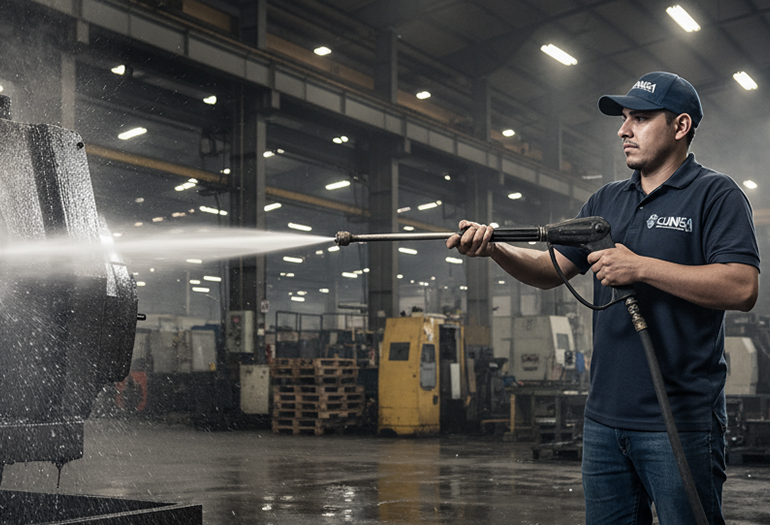 Equipo de limpieza industrial Clinnsa